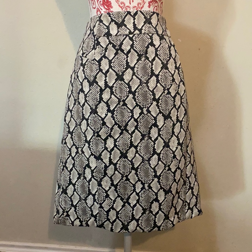 Michael Kors Snake Skin Print Skirt